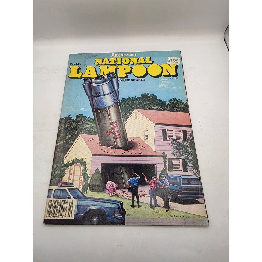 National Lampoon Magazine Oct 1980 Aggression Soviet Missile Humor Satire